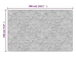 Alfombra lavable patchwork antideslizante multicolor 190x300 cm