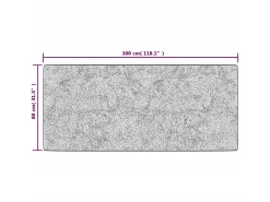 Alfombra lavable patchwork antideslizante multicolor 80x300 cm ES29418