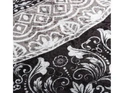 Alfombra lavable patchwork antideslizante multicolor 80x300 cm