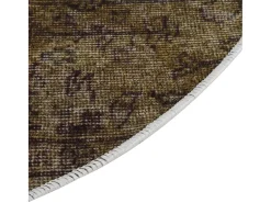 Alfombra lavable patchwork antideslizante multicolor φ120 cm ES78443