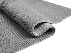 Alfombra Lima diseño salón estilo moderno arco, gris, 80 x 150 cm