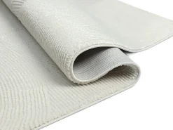 Alfombra Lima diseño salón estilo moderno arco, crema, 200 x 290 cm