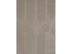 Alfombra Lima diseño salón estilo moderno arco, beige, 80 x 150 cm