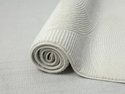 Alfombra Lima diseño salón estilo moderno arco, crema, 120 x 170 cm