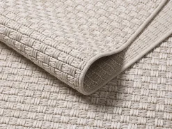 Alfombra Maldive Exterior Diseño Boho, Beige, 120 x 170 cm