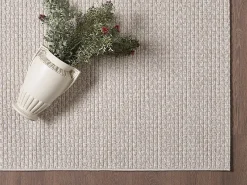 Alfombra Maldive Exterior Diseño Boho, Beige, 80 x 250 cm
