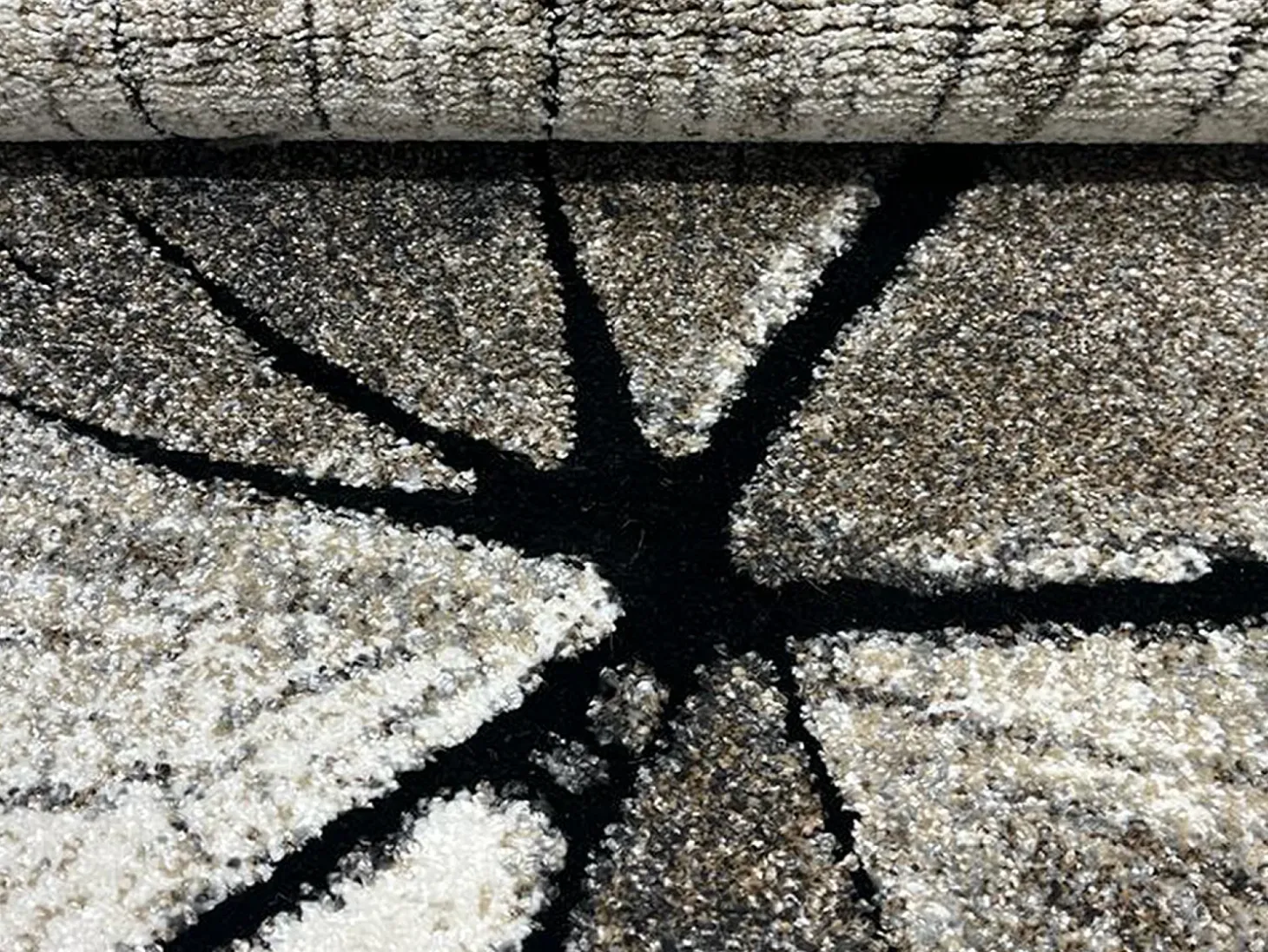 Alfombra Marla Diseño Moderno Árbol, Natural, 160x230 cm