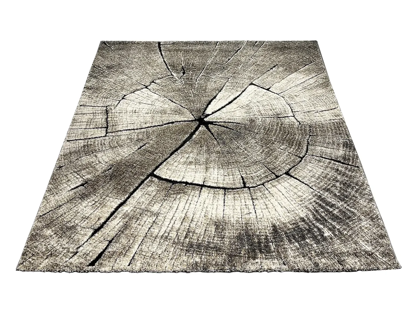 Alfombra Marla Diseño Moderno Árbol, Natural, 160x230 cm