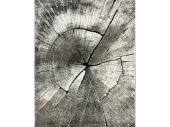 Alfombra Marla Diseño Moderno Árbol, Natural, 200x290 cm