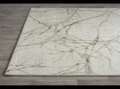 Alfombra Mila Brillante Naturaleza, Creme, 80 x 150 cm