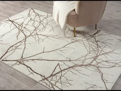 Alfombra Mila Brillante Naturaleza, Creme, 120 x 170 cm