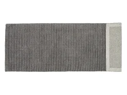 Alfombra Milton 200x72cm color gris oscuro.