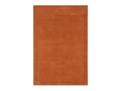 Alfombra moderna, tejida a mano 100% lana - 160x230cm - naranja - York