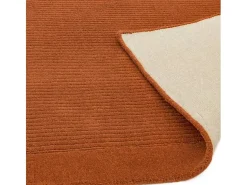 Alfombra moderna, tejida a mano 100% lana - 160x230cm - naranja - York
