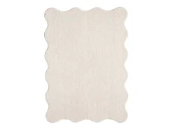 Alfombra moderno antideslizante lavable, beige, 120 x 160 cm