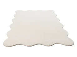 Alfombra moderno antideslizante lavable, beige, 160 x 220 cm