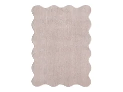Alfombra moderno antideslizante lavable, rosa, 120 x 160 cm