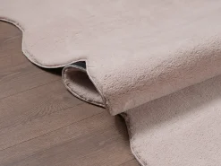 Alfombra moderno antideslizante lavable, rosa, 120 x 160 cm