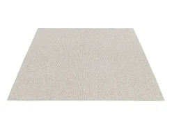 Alfombra Natal moderna uni, antimanchas, Beige, 200 x 290 cm
