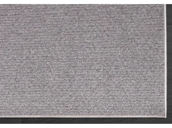 Alfombra Natal moderna uni, antimanchas, Gris, 133 x 170 cm