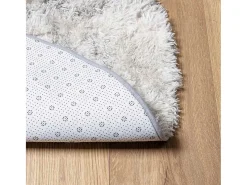 Alfombra NAVARRA Shaggy Gris Plata 240x240 cm