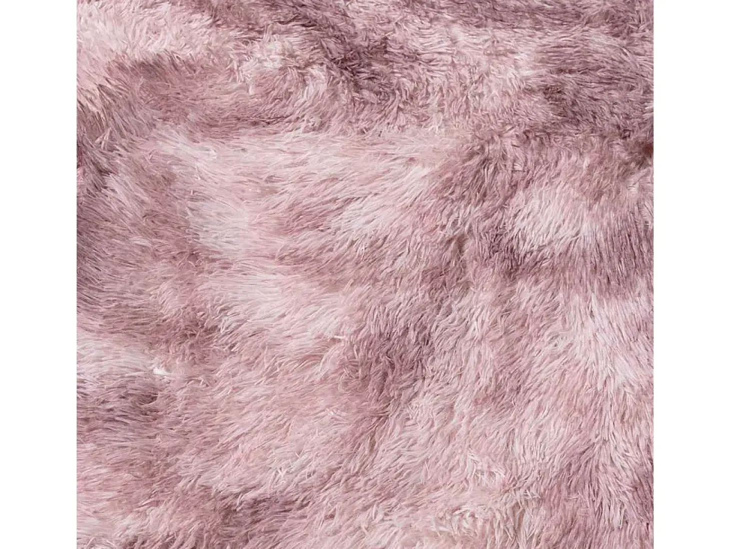 Alfombra NAVARRA Shaggy Rosa Empolvado 200x200 cm