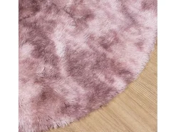 Alfombra NAVARRA Shaggy Rosa Empolvado 200x200 cm