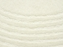 Alfombra orgánica 100% lana tejida a mano, 160 x 230 cm, Marfil, 2100g/m², VELIMA