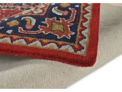 Alfombra oriental tejida a mano con lana 90x160 cm Rojo Royal Orient