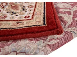 Alfombra oriental tejida con ribete 80x150 cm Rojo Dolna
