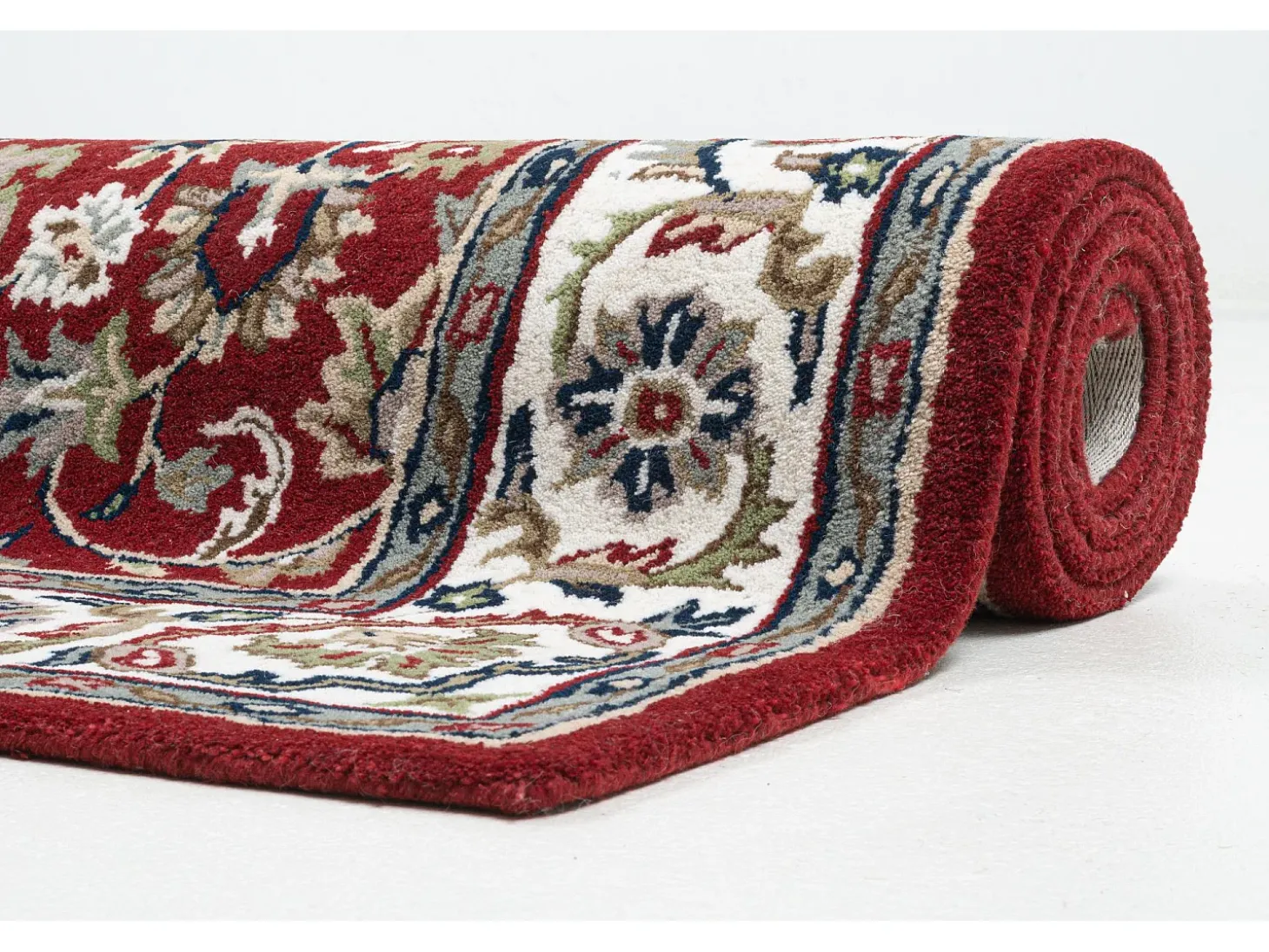 Alfombra oriental tejida a mano con lana 140x200 cm Rojo Royal Orient