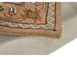 Alfombra oriental tejida a mano con lana 60x90 cm Beige Royal Orient