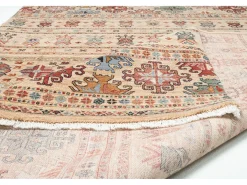 Alfombra oriental tejida de lana 300x380 cm Beige Saharna