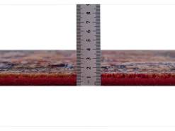 Alfombra oriental tejida de lana 80x145 cm Rojo Multi Saharna