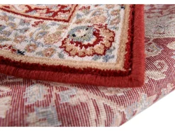 Alfombra oriental tejida con ribete 200x300 cm Rojo Dolna