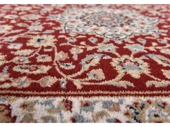 Alfombra oriental tejida con ribete 50x80 cm Rojo Dolna