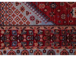 Alfombra oriental tejida de lana 60x85 cm Rojo Multi Saharna