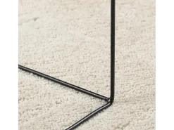 Alfombra OVIEDO de pelo corto beige Ø 120 cm