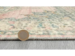 Alfombra Palma Exterior Oriental, Rosa, 200 x 290 cm