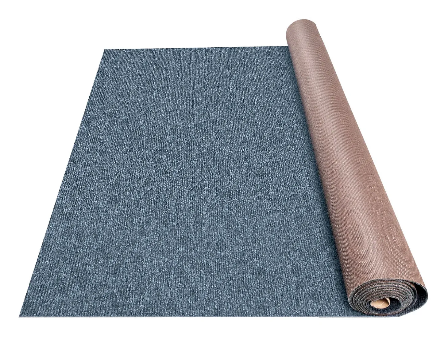Alfombra para Interior y Exterior SucceBuy, 1,8 x 11,9 m, Alfombra Marina Gris, Antideslizante para Interior/Exterior