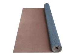 Alfombra para Interior y Exterior SucceBuy, 1,8 x 4 m, Alfombra Marina Gris, Antideslizante para Interior/Exterior