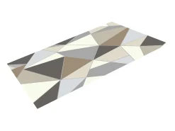 Alfombra para Salón SucceBuy, 1,5 x 2,1 m, Alfombra Grande para Dormitorio Lavable y Antideslizante, Suave y Cómoda, Estilo Moderno, Gris Antracita