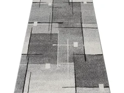 Alfombra Pearl Salón morno Pelo corto, Gris, 140 x 200 cm
