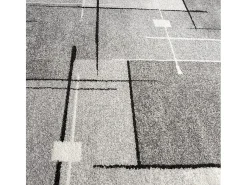 Alfombra Pearl Salón morno Pelo corto, Gris, 240 x 330 cm