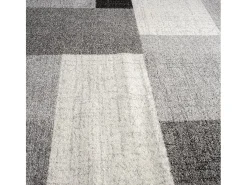 Alfombra Pearl Salón morno Geométrico, Gris, 160 x 220 cm