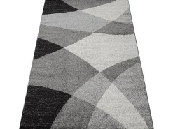 Alfombra Pearl Salón morno Corte contorno, Gris, 120 x 160 cm