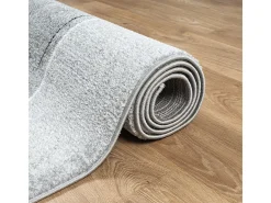 Alfombra Pearl Salón morno Pelo corto, Gris Rojo, 140 x 200 cm
