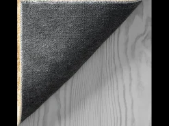 Alfombra pelo corto lavable antideslizante - Oro - 160 x 220 cm - RELAX