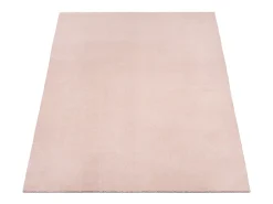 Alfombra pelo corto lavable antideslizante - Rosa - 200 x 280 cm - RELAX