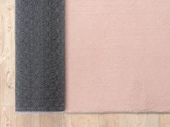 Alfombra pelo corto lavable antideslizante - Rosa - 200 x 280 cm - RELAX